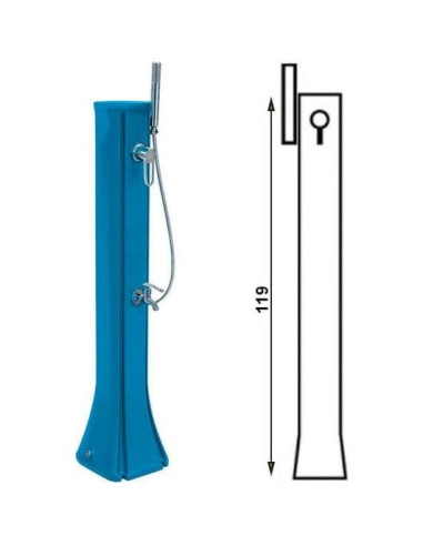 Ducha Solar Formidra Happy Go 23L DS-HG142BL Azul