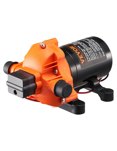 Bomba de Diafragma 12V VEVOR 3 GPM 50 PSI Ajustable
