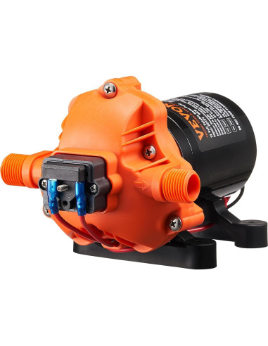 Bomba de Diafragma 12V VEVOR 3 GPM 50 PSI Ajustable