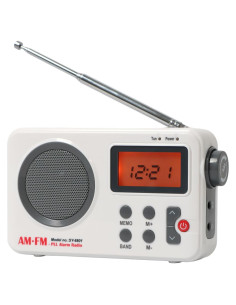 Altavoz de Ducha Portátil EMVANV con Pantalla LCD y Radio FM/AM