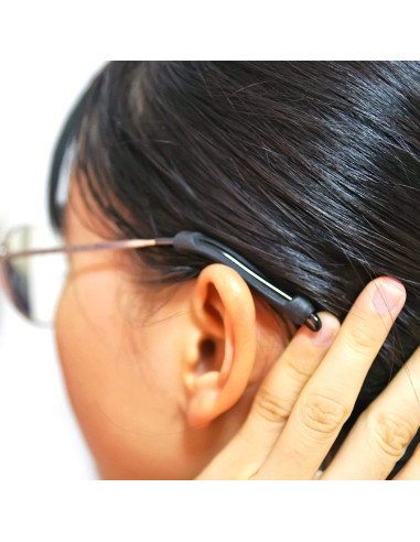 Funda de Silicona YR para Gafas - 5 Pares Antideslizantes