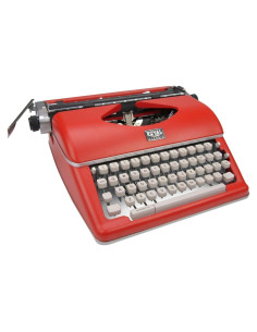 Máquina de Escribir Manual Royal 79120Q Roja - Clásica de Metal