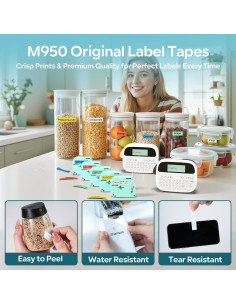 Cintas de Etiquetas VolenGo M950 12mm 5-Pack Colores 2