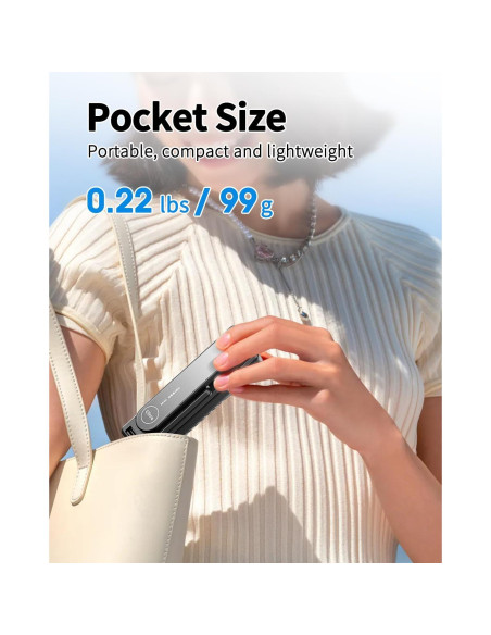 Palo Selfie Mini yAyusi i8 Aluminio Extensible 67.94 cm Negro