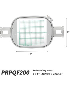 Aro de Bordado Sew Tech PRPQF200 para Brother y Babylock 2