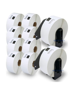 Etiquetas de Dirección BETCKEY DK-1201 - 10 Rollos (4000 Etiquetas)