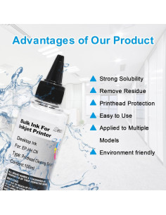 Kit de limpieza de cabezales de impresora MeaBefit 100ml 2