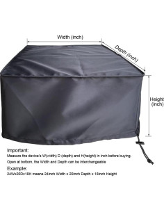 Funda de Polvo para Impresora SZBRO 45x40x30 cm Resistente 2