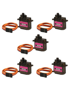 5 Servos Micro MG90S 9G 180 Grados DORHEA para Proyectos DIY
