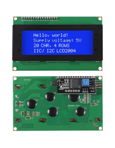 Módulo LCD 2004 Shutao 20x4 Retroiluminación Azul 5V 2