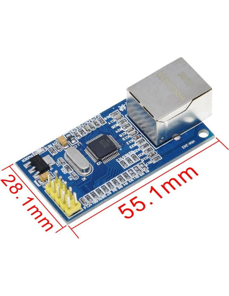 Módulo de Red Ethernet LAN W5500 HiLetgo 2 Pcs 32K SPI