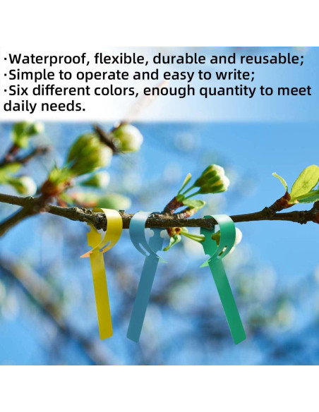 120 Etiquetas de Plástico para Plantas Yuntop - Impermeables y Reutilizables