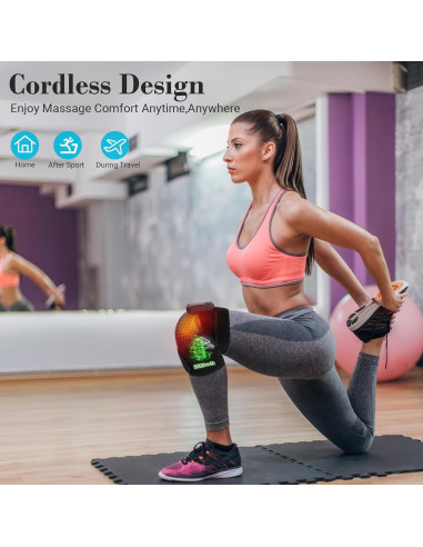 Masajeador de Rodilla CuPiLo 5557 con Calor y Vibración