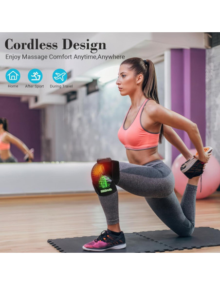 Masajeador de Rodilla CuPiLo 5557 con Calor y Vibración