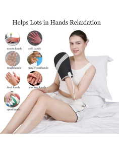 Masajeador de Mano Eléctrico V DDHOGER con Calor y 3 Modos 2