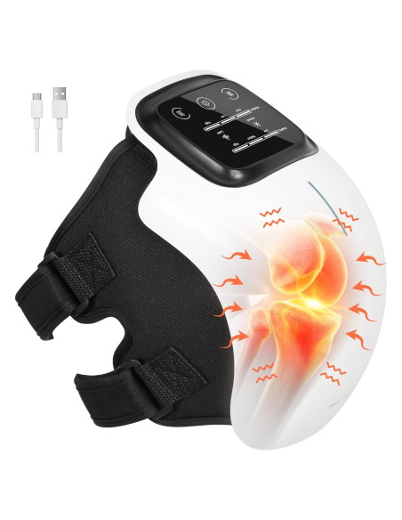 Masajeador de Rodilla Medcursor Inalámbrico con Calor 3 Niveles