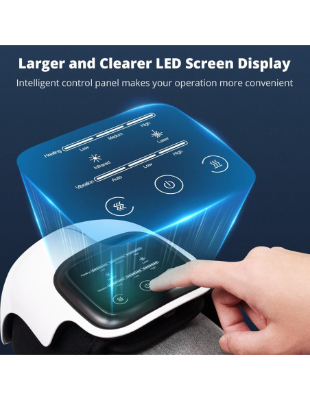 Masajeador de Rodilla Medcursor Inalámbrico con Calor 3 Niveles