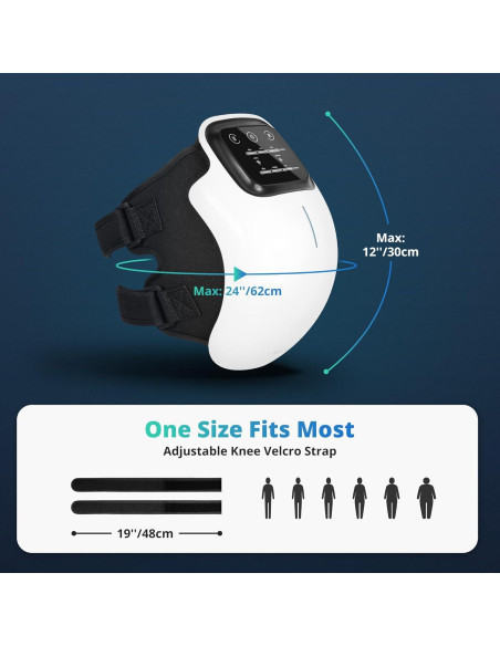 Masajeador de Rodilla Medcursor Inalámbrico con Calor 3 Niveles