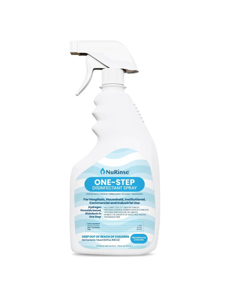 Spray Desinfectante Multiusos NuRinse 946 ml - Mata 99.9% Bacterias