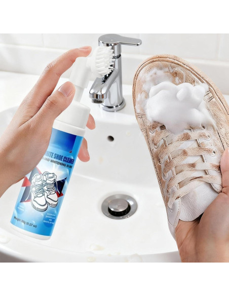 Kit de Limpieza de Zapatos Wouqinen 260g - Spray y Cepillo