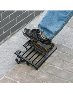 Raspador de Botas MyGift con Cepillo de Hierro Fundido 2