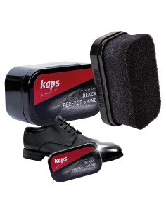 Esponja de Betún Kaps para Zapatos de Cuero - Brillo Instantáneo