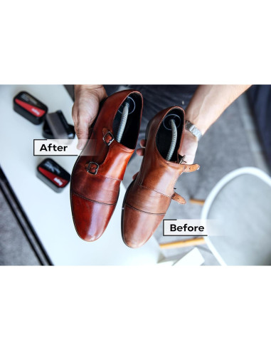 Esponja de Betún Kaps para Zapatos de Cuero - Brillo Instantáneo