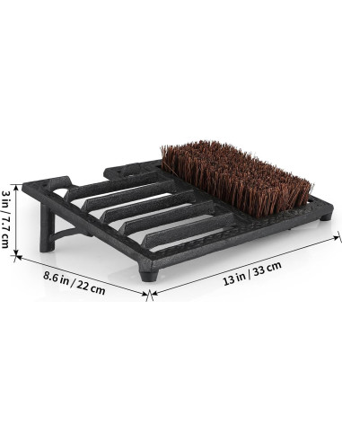 Cepillo Limpiador de Botas MOLIGOU de Hierro Fundido 33cm