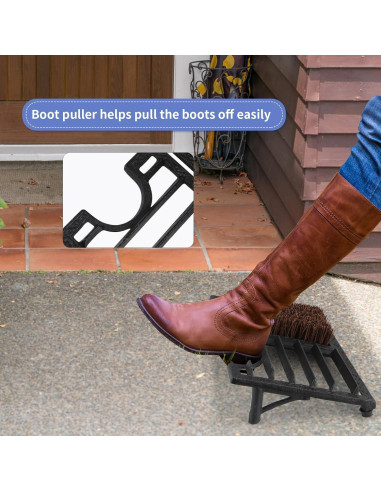 Cepillo Limpiador de Botas MOLIGOU de Hierro Fundido 33cm