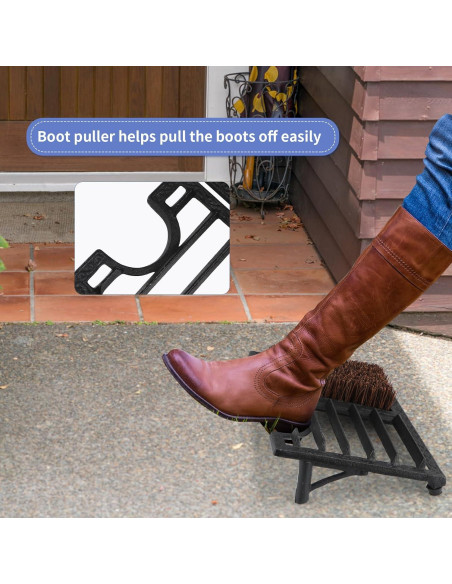 Cepillo Limpiador de Botas MOLIGOU de Hierro Fundido 33cm