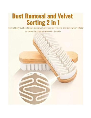 Cepillo de Zapatos de Goma Mágico SUZCAN 12.2x4.1cm 1Pcs