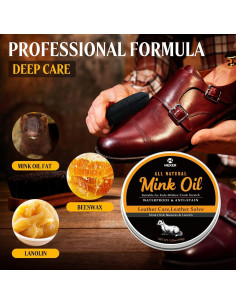 Aceite de Visón MEKER 100 ml - Acondicionador y Limpiador Impermeable 2