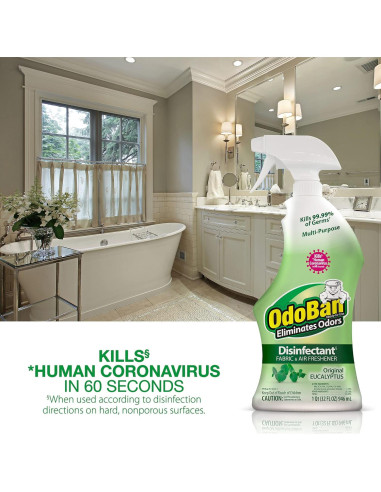 OdoBan Desinfectante y Ambientador Eucalipto 414g y 907g