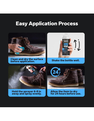 Spray Protector CleanCrown 160 ml - Impermeabilizante para Zapatos y Cuero