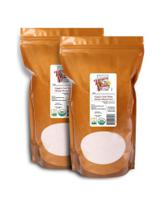 Harina de Trigo Integral Suave Blanca Orgánica 1.81 kg - 2 Paquetes