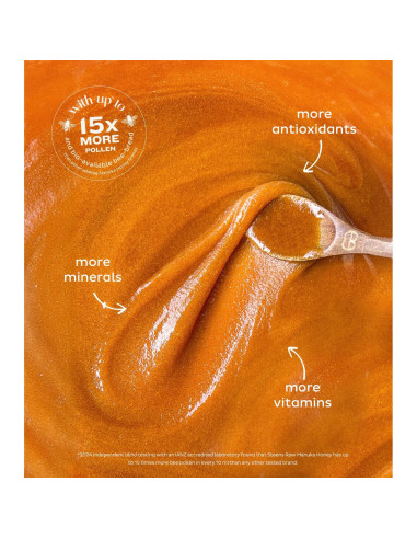 Miel de Manuka Steens UMF 15+ Cruda 500g - Pura y Natural