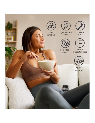Miel de Manuka Steens UMF 15+ Cruda 500g - Pura y Natural