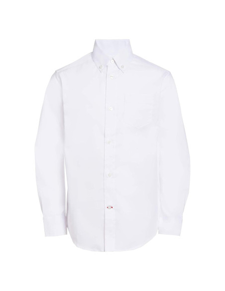 Camisa de Vestir Manga Larga Oxford Niños Tommy Hilfiger