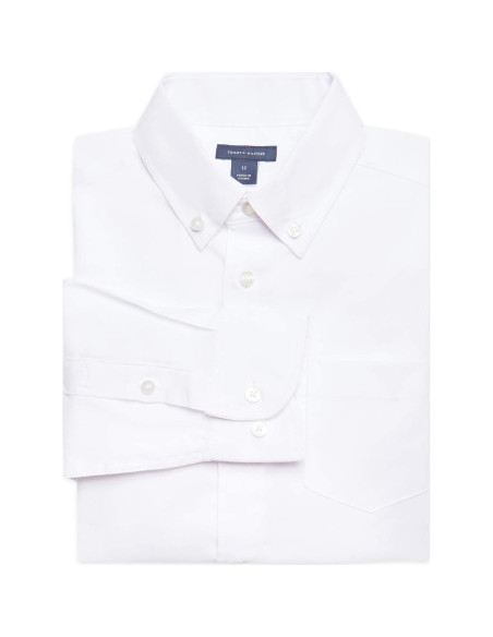 Camisa de Vestir Manga Larga Oxford Niños Tommy Hilfiger