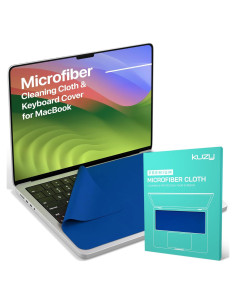 Limpiador de Pantalla y Teclado Kuzy Microfibra 29x19 cm Azul