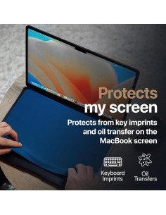 Limpiador de Pantalla y Teclado Kuzy Microfibra 29x19 cm Azul 2