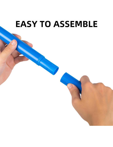 6 Postes de Agilidad para Fútbol Nbguigdstr 1.52m Azul