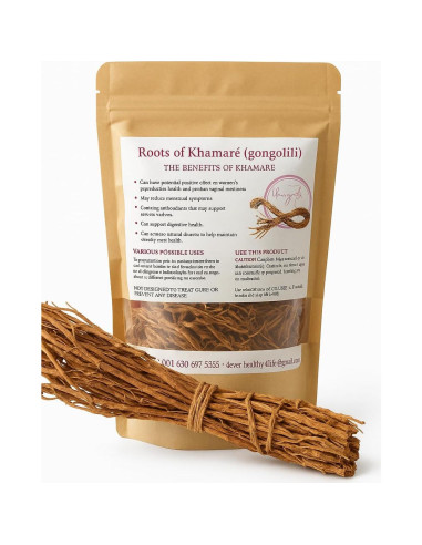 Raíces de Vetiver Africano Khamaré - 6 Tallos Grandes 30-40 cm - Detox Femenino