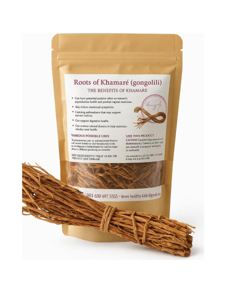 Raíces de Vetiver Africano Khamaré - 6 Tallos Grandes 30-40 cm - Detox Femenino