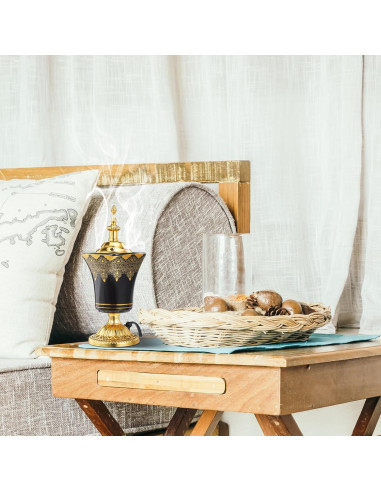 Quemador de Incienso Eléctrico Cabilock Negro 19.5x7.5cm