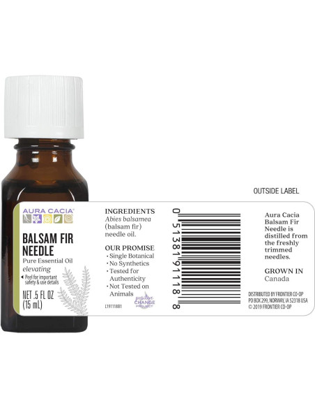 Aceite Esencial de Aguja de Balsamo Aura Cacia 14.79 ml