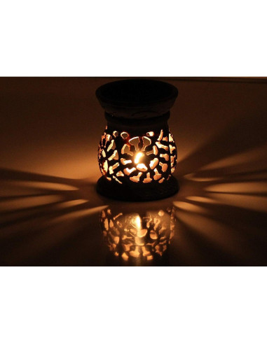 Quemador de Aroma de Piedra Jabón Nirvana Class 3" Decoración