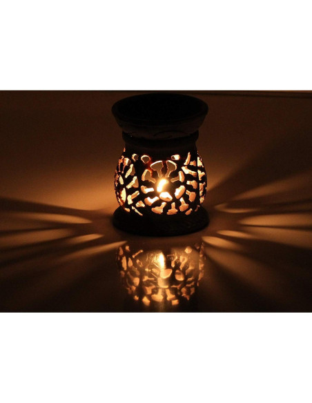 Quemador de Aroma de Piedra Jabón Nirvana Class 3" Decoración