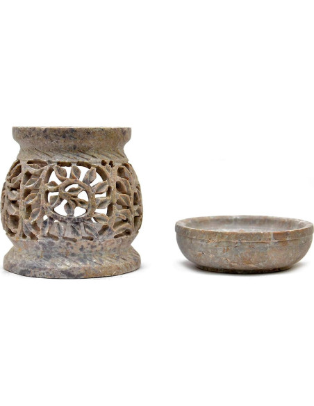 Quemador de Aroma de Piedra Jabón Nirvana Class 3" Decoración