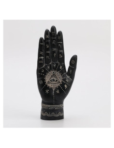 Escultura Mano Hamsa Mística Veronese 24.13 cm Resina